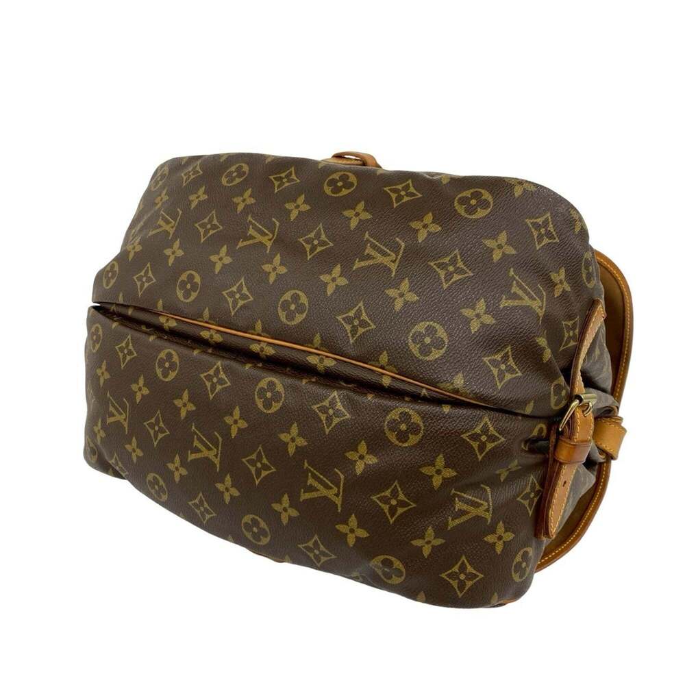 LOUIS VUITTON Vintage Saumur 35 Monogram Leather Shoulder Bag/Body Bag, Brown... - Picture 8 of 10